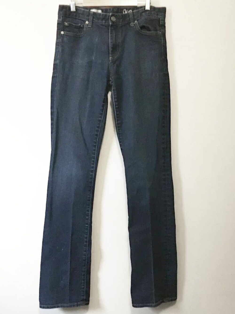 GAP 1969 Perfect Boot Jeans - Dark Navy Blue - LONG Inseam - Tall Size 29